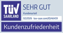 TÜV Saarland: Kundenzufriedenheit sehr gut